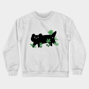 Black Cat Garden Crewneck Sweatshirt